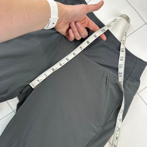 Athleta Pants Womens 4 Petite Gray Lined Soho Jogger Travel Minimalist Tapered - Picture 9 of 11